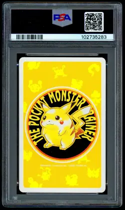 Pokemon RAICHU Japanese YELLOW 3 of Diamonds POKER Card #026 - PSA 10 GEM MINT - Image 2
