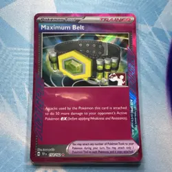 Maximum Belt 154/162 Prize Pack Series Cards Holo Ace Spec NM - Image 1