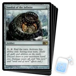 SUNDIAL OF THE INFINITE X4 2012 Core Set M12 Magic MTG MINT CARD - Image 1
