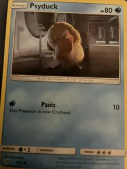 Pokemon Psyduck Card - Basic, Panic Attack, Confusion Effect - Image 1