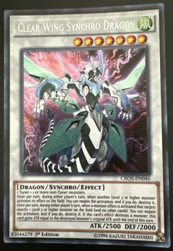 Clear Wing Synchro Dragon (CROS-EN046) 1st Edition - YuGiOh! Secret Rare - Image 1