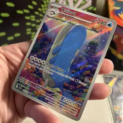 Pokemon TCG Wailord Special Illustration Rare Card Journey Together 162/159 - Image 5