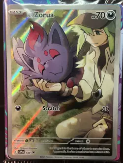 N's Zorua 189 Sv: Scarlet & Violet Promo Cards Holo SEALED - Image 2