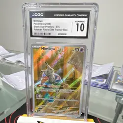 Pokemon Mimikyu 075 SVP Black Star Promo Holo Full Art CGC 10 Gem Mint Graded - Image 1