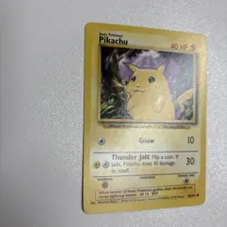 Pokemon TCG Pikachu 58/102 Yellow Cheeks Base Set Unlimited Near Mint - Image 2