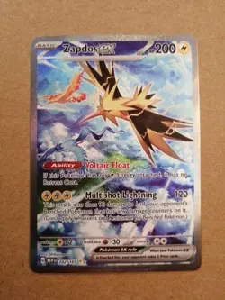 Pokemon - Zapdos ex - 202/165 - S&V 151 - Special Illustration Rare LP - Image 1
