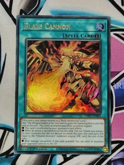 LED7-EN005 Blaze Cannon Ultra Rare 1st Edition Yugioh Card #2 - Image 1