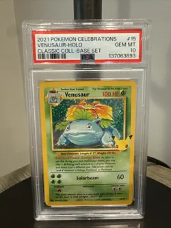 2021 Pokemon Celebrations Venusaur #15 PSA 10 - Image 1