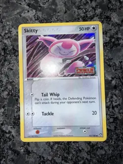 Pokemon Skitty Reverse Holo Common Power Keepers 62/108 Basic 50 HP 2007 - Image 1