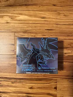 *Tiny Tear on Top* Pokemon TCG Phantasmal Flames ETB Sealed - Image 2