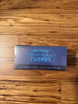*Tiny Tear on Top* Pokemon TCG Phantasmal Flames ETB Sealed - Image 4