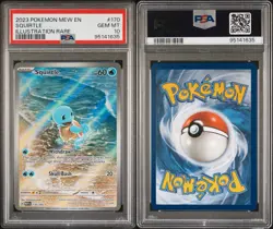 2023 Pokemon SV 151 MEW EN Squirtle #170/165 PSA 10 💎🔥 - Image 3