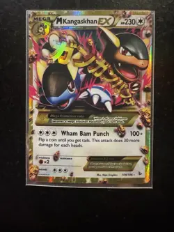 Pokemon M Kangaskhan EX Secret Rare 109/106 Flashfire Holo 230HP English Card - Image 1