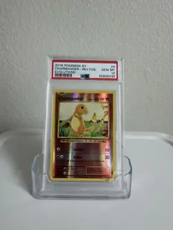 PSA 10 Reverse Foil Holo Charmander #9 2016 Pokemon XY Evolutions Card - Image 2