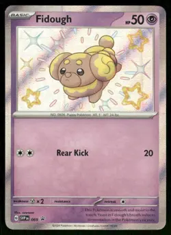 Pokemon Cards Fidough 069 Scarlet & Violet Promo NM - Image 1