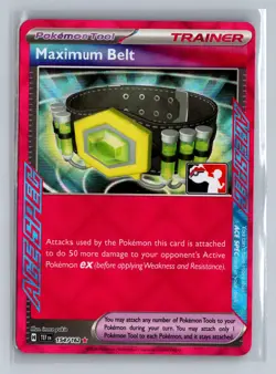 Maximum Belt ACE SPEC Rare Prize Pack Series Cards 154/162 NM Holofoil - Image 1