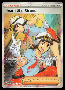 Team Star Grunt 242/198 Ultra Rare Scarlet & Violet Base Set Pokemon Card - Image 1