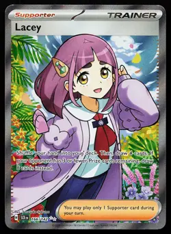 Lacey 166/142 Ultra Rare Stellar Crown Pokemon Card - Image 1