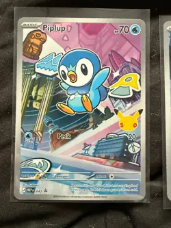 Pokemon TCG First Partner Illustration Collection Series 1 Gen 4 Sinnoh Starters - Image 3