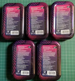 Pokemon TCG Mega Evolution - Mega Heroes Mini Tin x5 Full Art Set ✅ Sealed 🔥🔥 - Image 2