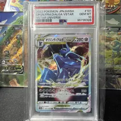 2022 POKEMON JPN SWORD & SHIELD VSTAR UNIVERSE ORIGIN FORME DIALGA VSTAR PSA 10 - Image 1