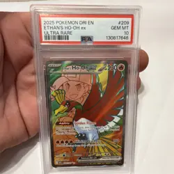 Pokemon Ethan's Ho-Oh ex Ultra Rare PSA 10 Sv10 Destined Rivals Holo 209/182 - Image 1