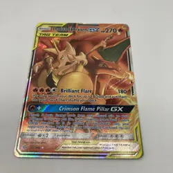 Pokemon TCG Charizard Braixen Tag Team GX Cosmic Eclipse 22/236 Holo Ultra Rare - Image 1