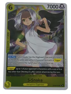 S-Snake EB03-059 Extra Booster: One Piece Heroines Edition English R Foil NM - Image 1
