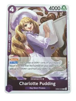 Charlotte Pudding EB03-035 Extra Booster: One Piece Heroines English R Foil NM - Image 1