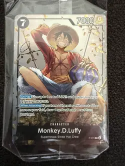 One Piece Monkey D. Luffy P-075 English Promo Tin Set Vol 2 Exclusive Sealed - Image 1