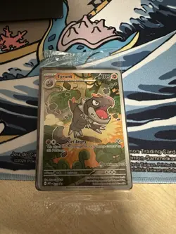 Pokemon TCG Mega Evolution Perfect Order Tyrunt 070 Promo Pokemon Center Stamped - Image 1
