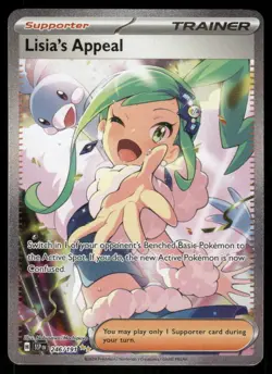 Pokemon Cards Lisia's Appeal 246/191 Surging Sparks Special Illustration Rare NM - Image 1