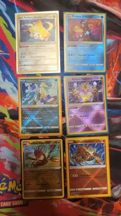 pokemon radiant Greninja. 6 Cards Total - Image 1