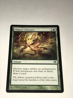 Magic the Gathering Filigree Fracture Card - Image 1