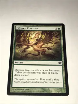 Magic the Gathering Filigree Fracture Card - Image 2