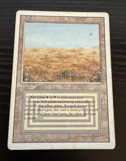 Scrubland Revised Magic the Gathering MTG - Image 1