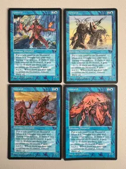 Homarid 4er Set alle Versionen - MTG - Fallen Empires - ENGLISCH - ©1994 NM - Image 1