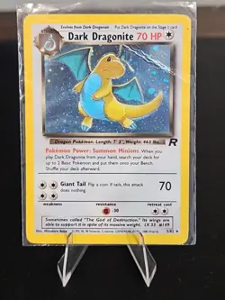 Pokemon! Dark Dragonite - Team Rocket - Holo - 5/82- HP - Image 1