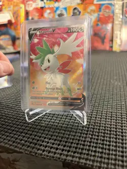 Pokemon TCG Shaymin V Sword & Shield: Brilliant Stars 152/172 Holo Ultra Rare - Image 1