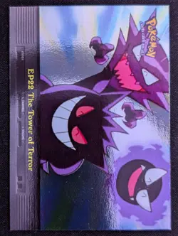 🔥 Tower of Terror Gengar FOIL 2000 Topps - Pokemon TV #EP22 - Image 1