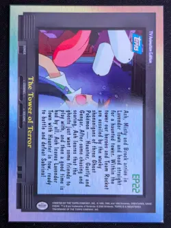 🔥 Tower of Terror Gengar FOIL 2000 Topps - Pokemon TV #EP22 - Image 2