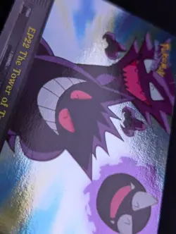 🔥 Tower of Terror Gengar FOIL 2000 Topps - Pokemon TV #EP22 - Image 3