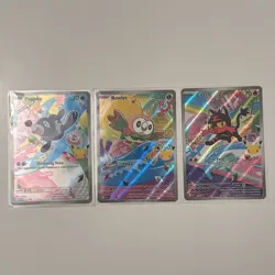 Pokemon TCG First Partner illustration 2026: Popplio, Rowlet, Litten Pack Fresh - Image 2