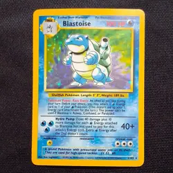 Blastoise - (MP) Base Set Holo 2/102 1999 English Pokemon TCG - Image 1