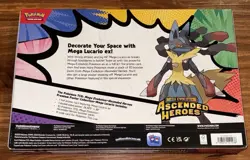 Pokemon Mega Evolution Ascended Heroes Premium Poster Collection Mega Lucario - Image 3