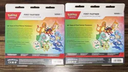 Pokemon TCG First Partner Illustration Collection 30th Anniversary New Sealed x2 - Image 2