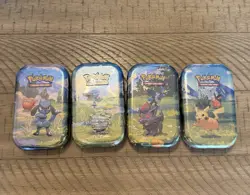 Pokemon TCG: Mega Evolution: Ascended Heroes Mini Tin x4 Factory Sealed - Image 1