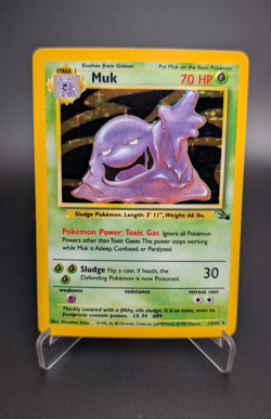 Muk - Fossil Holo Rare 13/62 - Pokemon TCG (WOTC) - LP - Image 1