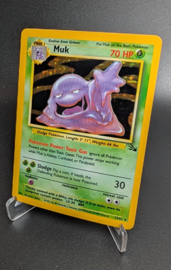 Muk - Fossil Holo Rare 13/62 - Pokemon TCG (WOTC) - LP - Image 3
