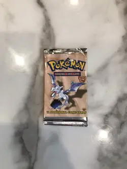 Pokemon Aerodactyl 1st Edition Fossil Booster Pack WOTC - FACTORY SEALED - Image 1